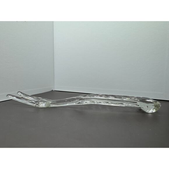 Anchor Hocking Wexford Glass Serving Fork - Picture 3 of 4